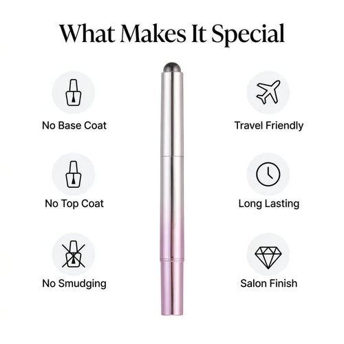 One-Step Gel Nail Pen Kit with UV Lamp